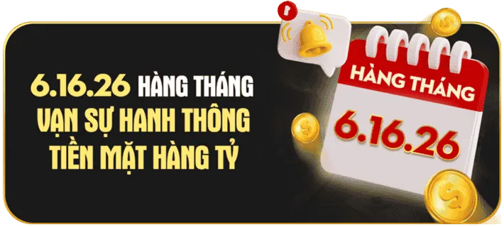 Thưởng nạp tiền hàng ngày cho Sicbo Tài Xỉu